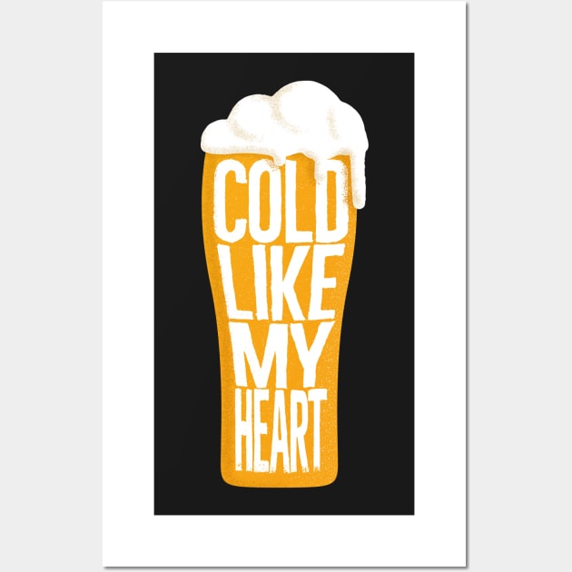 cold like my heart Wall Art by PAINTMONKEYS